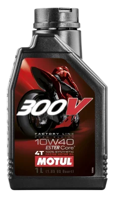 Óleo Motul 300V 10W40 4T 1L Sintético - Spinelli Motos Boutique
